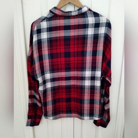 Red, White and Blue Flannel Shirt - Picture 3 of 7